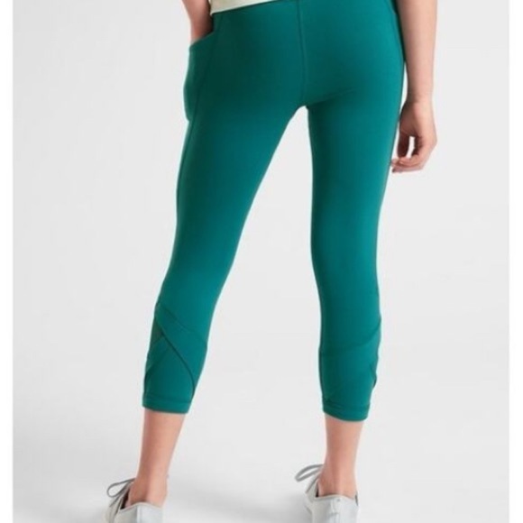 ATHLETA GIRL DIAMOND IN THE CUFF CAPRI Size XL 14 NWOT Deadstock - Picture 7 of 7